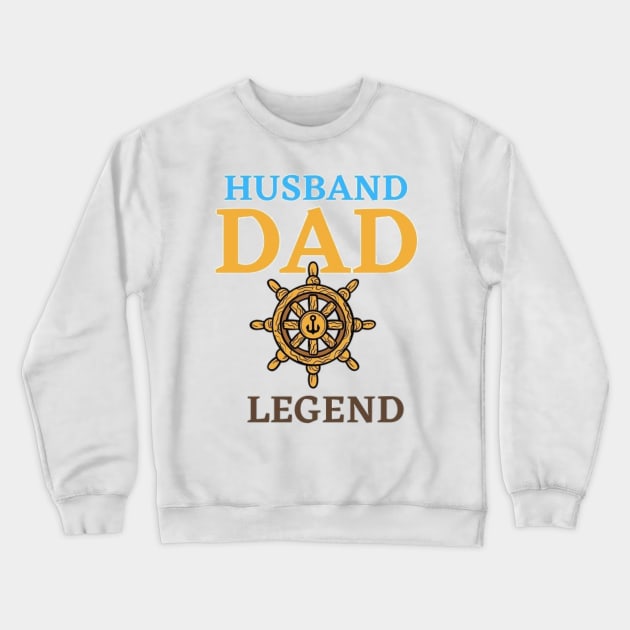 Best husband dad ever Crewneck Sweatshirt by sheelashop